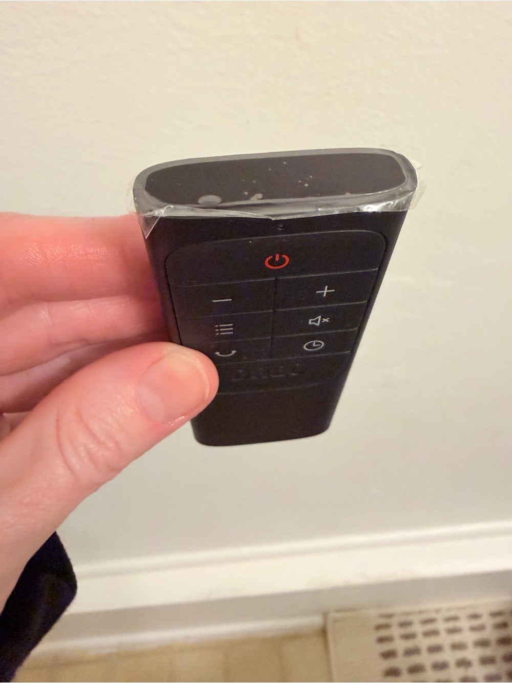 Dreo Black Remote Control with Backlit Power Button for Dreo tower fans